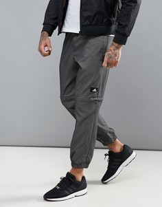 Джоггеры в клетку Adidas Training Bubble - Черный