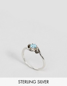 Серебряное кольцо с синим камнем Regal Rose Amore - Серебряный