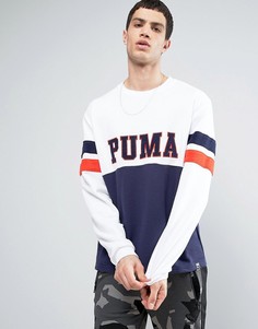 Белый винтажный свитшот Puma - Белый