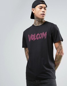 Футболка с крупным логотипом Volcom x Tetsunori - Черный