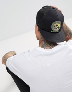 Бейсболка с логотипом в виде черепа Volcom x Tetsunori - Черный