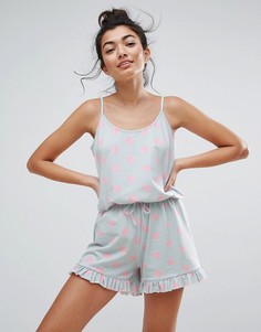 Пижамный ромпер с ракушками Vero Moda - Мульти