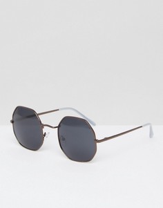 Золотистые солнцезащитные очки AJ Morgan - Золотой