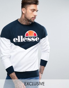 Свитшот с классическим логотипом Ellesse - Темно-синий