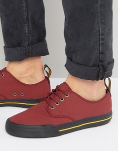 Парусиновые кеды Dr Martens Pressler - Красный