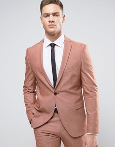 Пиджак зауженного кроя Selected Homme - Розовый