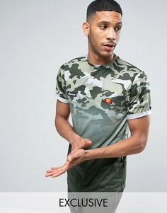 Камуфляжная футболка с эффектом деграде Ellesse - Зеленый