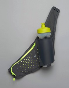 Ремень-держатель для бутылки объемом 22 унции Nike Running RL.90057A - Серый