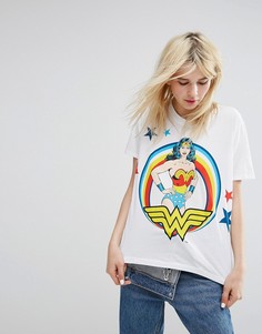 Футболка с принтом Wonder Woman Paul & Joe Sister - Белый