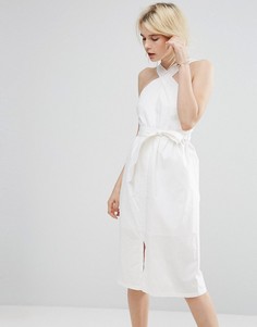 Платье миди А-силуэта Vero Moda - Белый