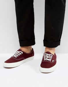 Красные замшевые кроссовки Vans Authentic - Красный