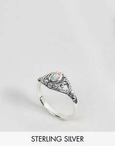 Серебряное кольцо с искусственным опалом Regal Rose Kaya - Серебряный