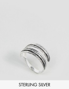 Серебряное кольцо в форме пера Regal Rose Awaken - Серебряный