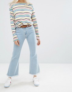 Укороченные джинсы с завышенной талией M.i.h Jeans Lou - Синий