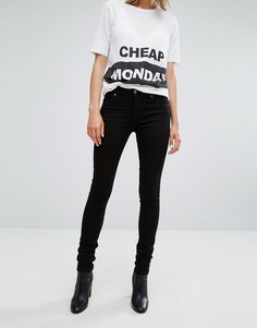 Джинсы скинни с классической талией Cheap Monday - Черный