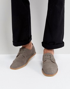Замшевые туфли со шнуровкой Zign - Серый