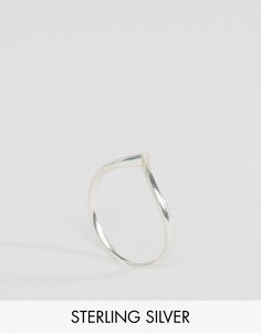 Серебряное V-образное кольцо Fashionology - Серебряный