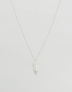 Серебристое ожерелье с подвесками Chained & Able - Серебряный