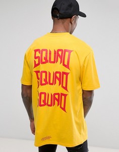 Желтая футболка с принтом на груди Visionair - Желтый