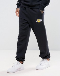 Джоггеры с манжетами Mitchell & Ness LA Lakers NBA - Черный