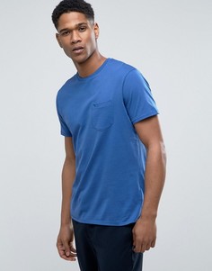 Меланжевая футболка с карманом Threadbare - Темно-синий