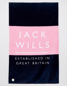 Полотенце с логотипом Jack Wills - Темно-синий