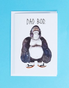Открытка Jolly Awesome Dad Bod Fathers - Мульти
