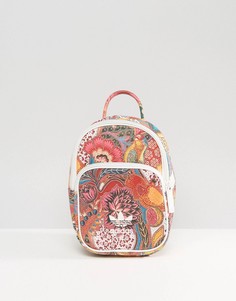 Миниатюрный рюкзак с ярким цветочным принтом adidas Originals - Мульти