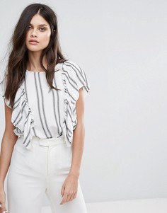 Топ в полоску с оборками Y.A.S - Мульти