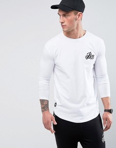 Белый обтягивающий лонгслив Bee Inspired - Белый
