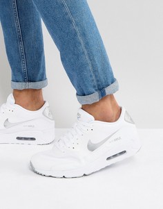 Белые кроссовки Nike Air Max 90 Ultra 2.0 875695-103 - Белый