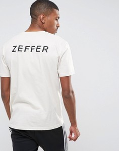 Футболка с принтом Zeffer - Светло-серый