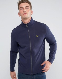 Темно-синяя легкая куртка с воротником-стойкой Lyle & Scott - Темно-синий