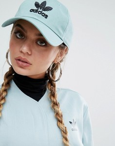 Кепка с логотипом-трилистником adidas Originals - Зеленый