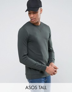 Зеленый обтягивающий свитшот ASOS TALL - Зеленый