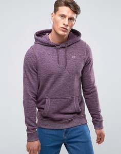 Сливовый худи классического кроя с логотипом Hollister Icon - Фиолетовый