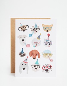 Открытка Ohh Deer Party Dogs - Мульти