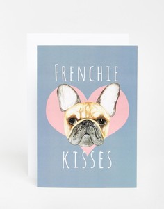 Открытка Jolly Awesome Frenchie Kisses - Мульти