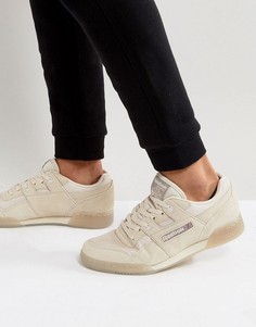 Бежевые кроссовки Reebok Workout BS8440 - Бежевый