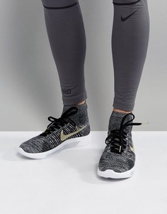 Черные кроссовки Nike Running LunarEpic Flyknit BHM 881681-007 - Черный
