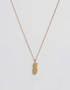 Позолоченное ожерелье с ананасом Bill Skinner - Золотой
