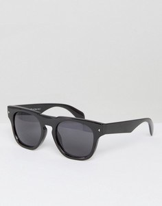 Черные круглые солнцезащитные очки AJ Morgan Deviant - Черный