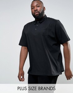 Черное поло Jacamo PLUS - Черный