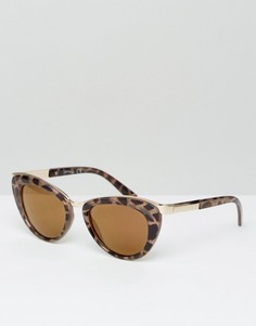 Солнцезащитные очки в черепаховой оправе Jeepers Peepers - Коричневый