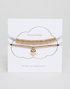Набор из двух позолоченных браслетов Estella Bartlett Anna & Liberty - Золотой