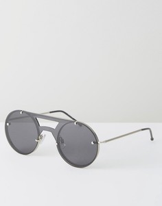 Черные солнцезащитные очки-авиаторы Spitfire - Черный