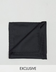 Черный платок для нагрудного кармана Noose & Monkey - Черный