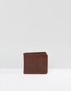 Коричневый кожаный бумажник Jack Wills Inver - Коричневый