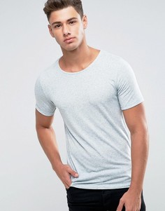 Меланжевая футболка Jack & Jones Premium - Серый