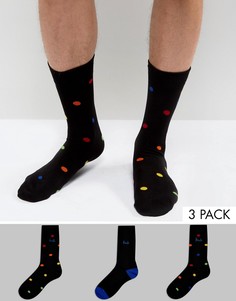 Набор из 3 пар носков с принтом Pringle - Мульти